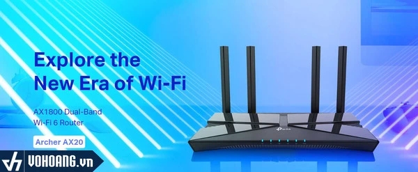 Tp-Link AX20 Wi-Fi 6 truyền tải dữ liệu nhiều hơn