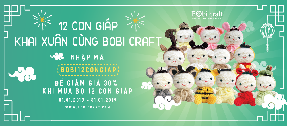 12 CON GIÁP - KHAI XUÂN CÙNG BOBI CRAFT