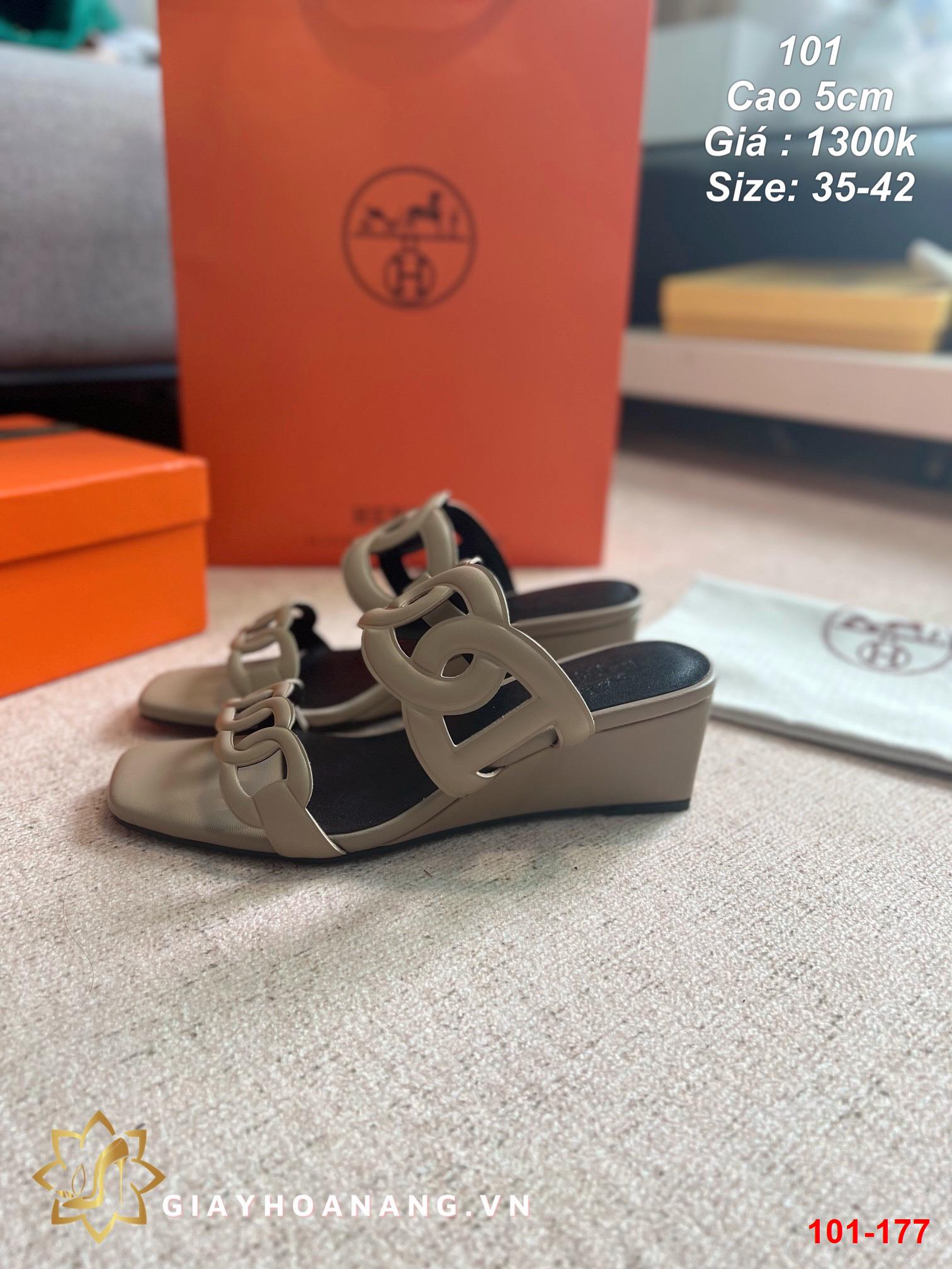 101-177 Hermes dép cao 5cm siêu cấp