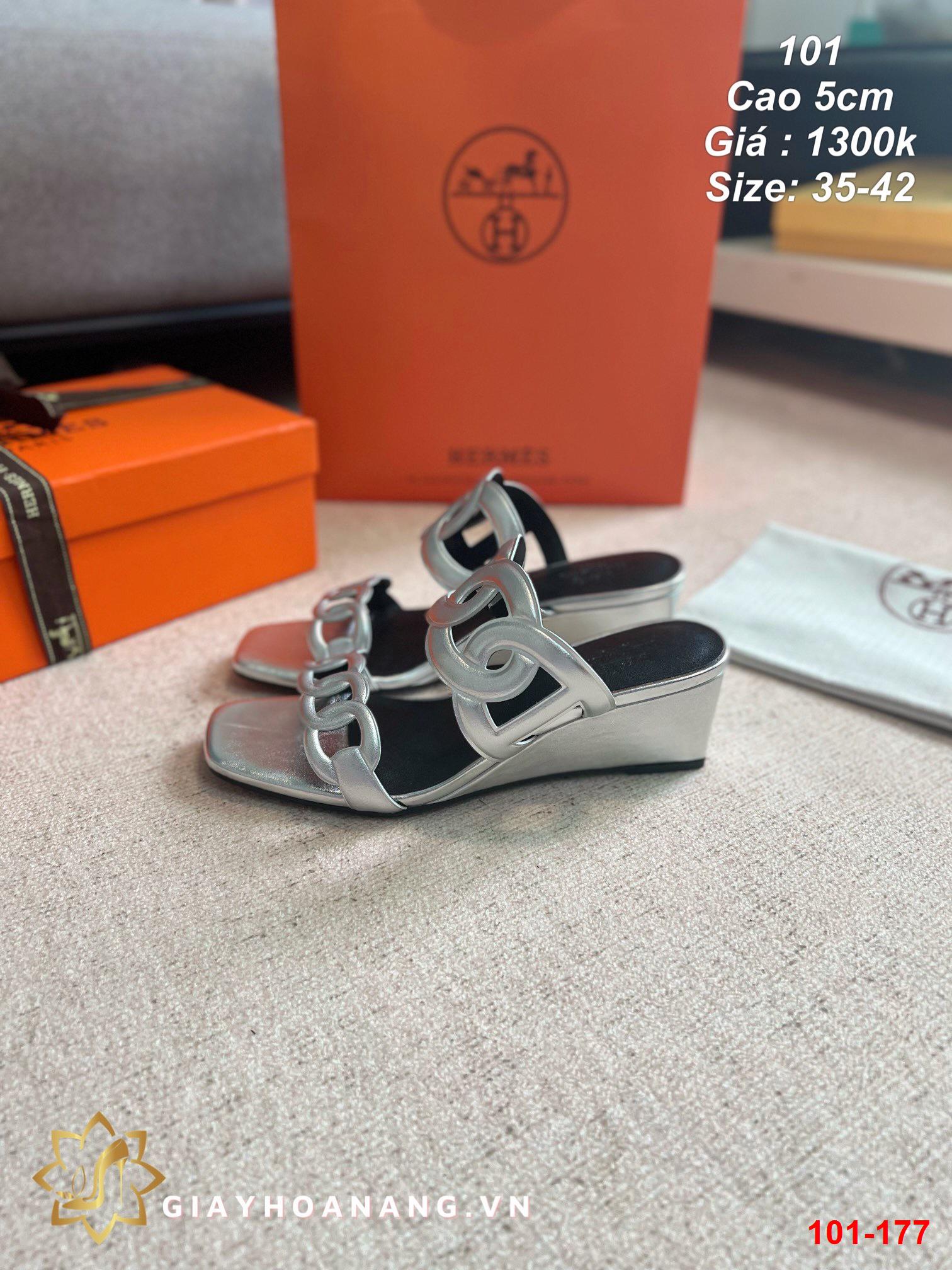 101-177 Hermes dép cao 5cm siêu cấp