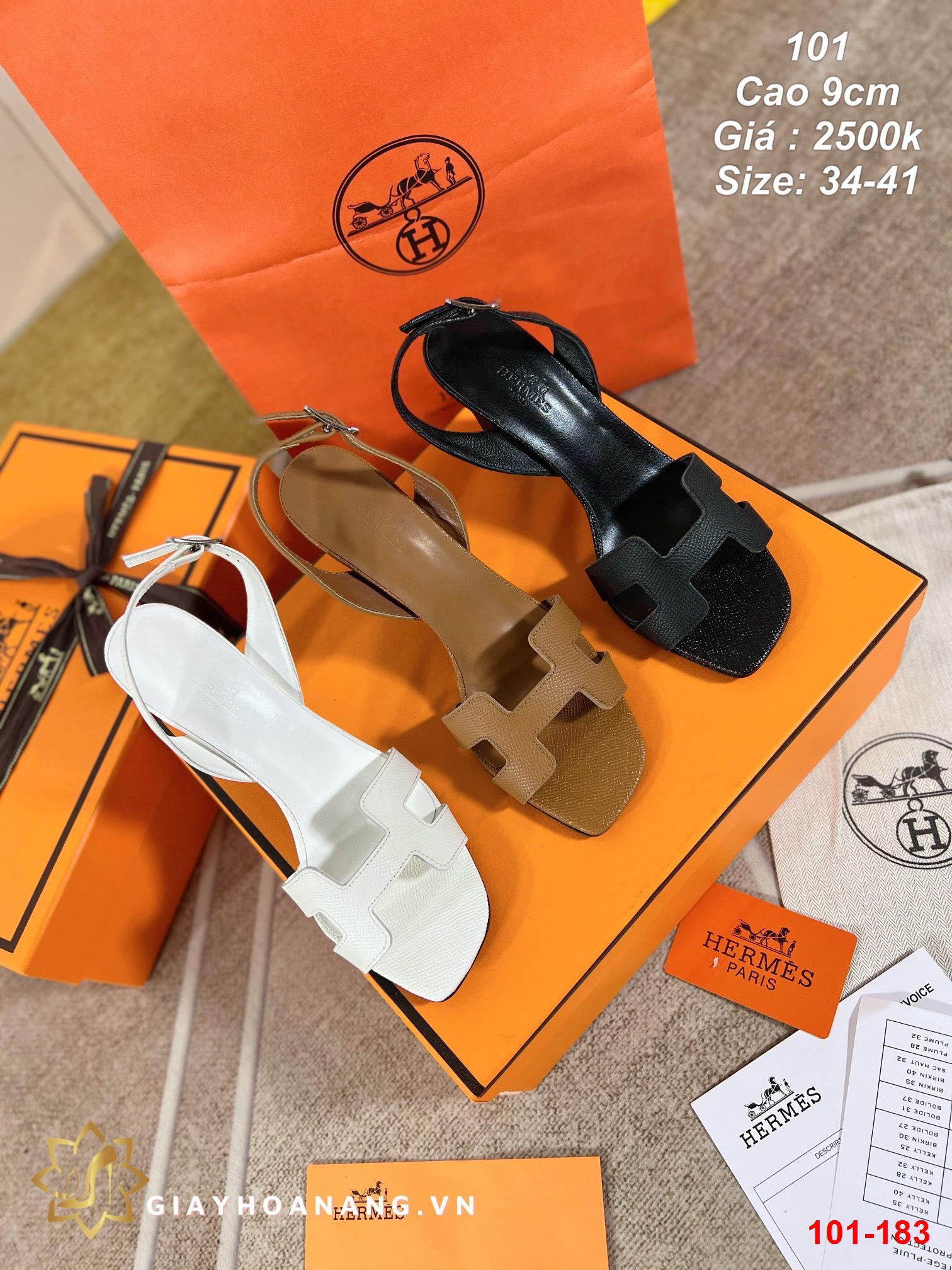 101-183 Hermes sandal cao 9cm siêu cấp