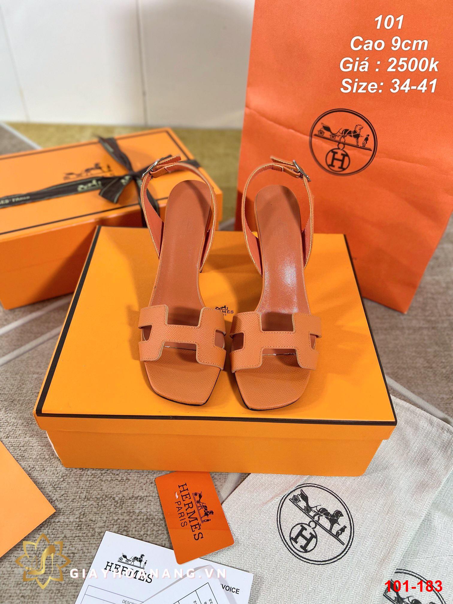 101-183 Hermes sandal cao 9cm siêu cấp