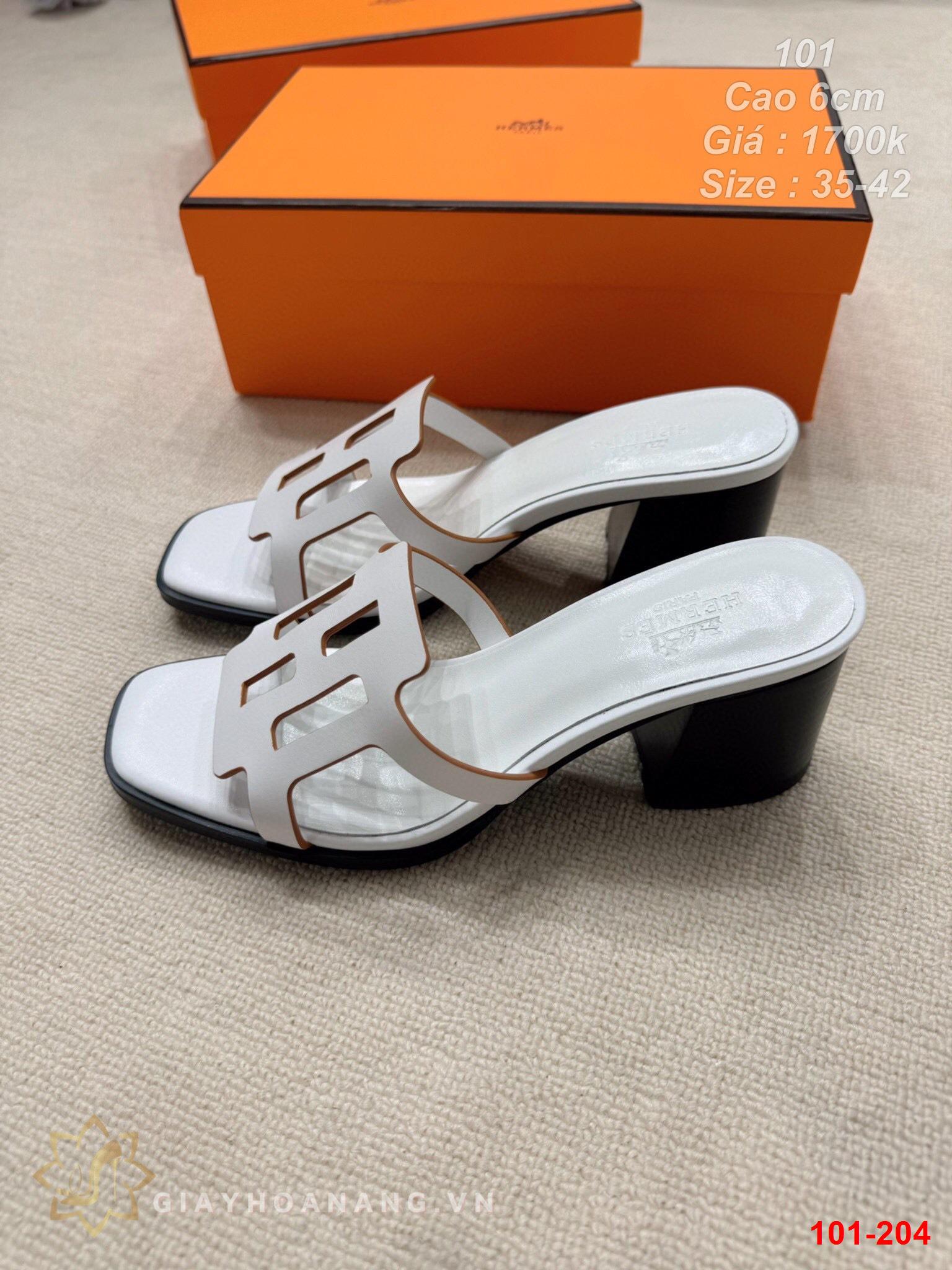 101-204 Hermes dép cao 6cm siêu cấp