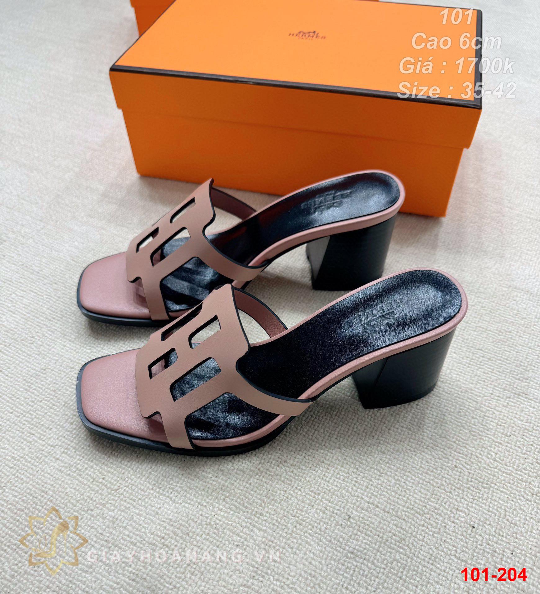 101-204 Hermes dép cao 6cm siêu cấp