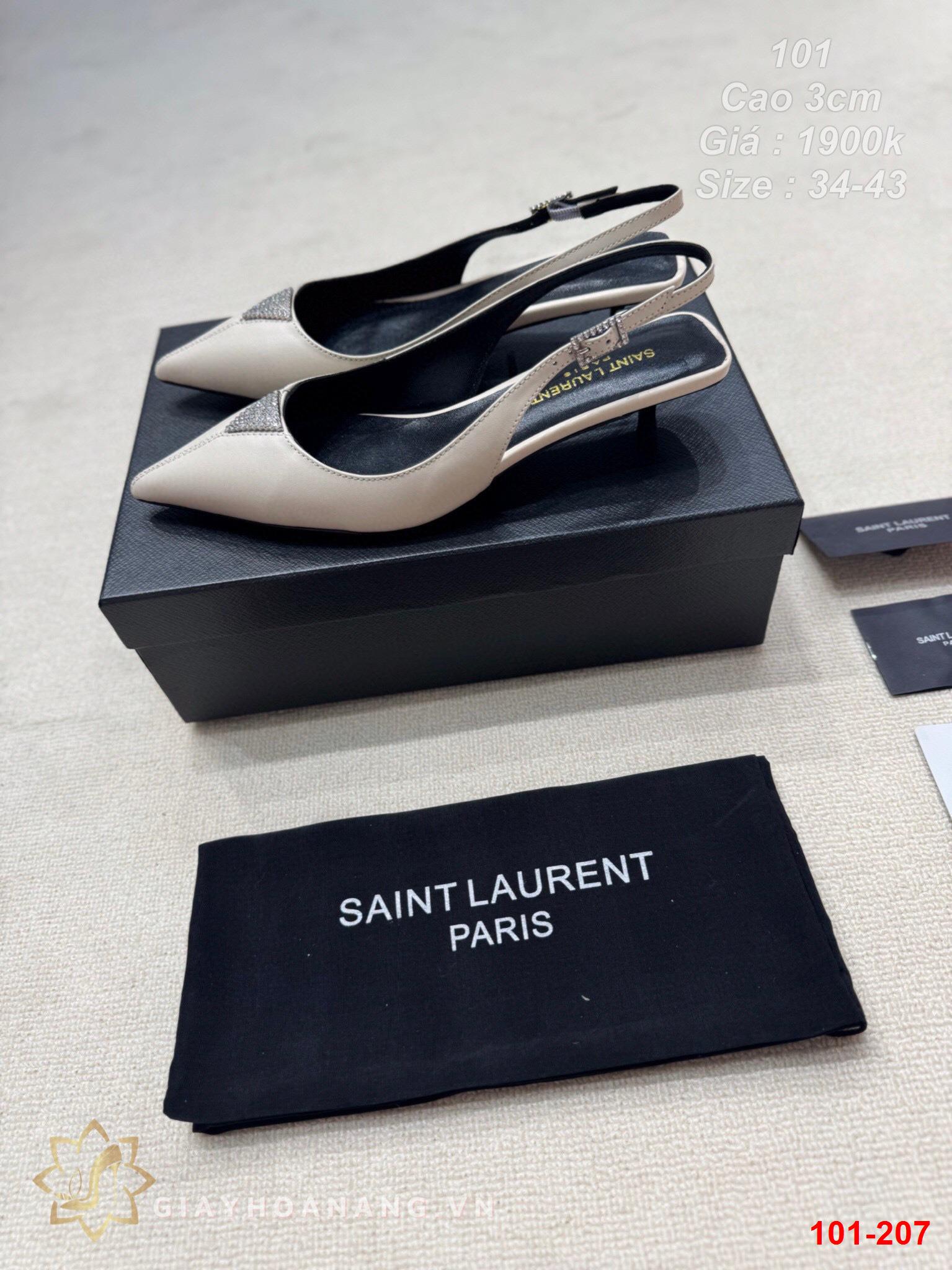 101-207 Saint Laurent sandal cao 3cm siêu cấp