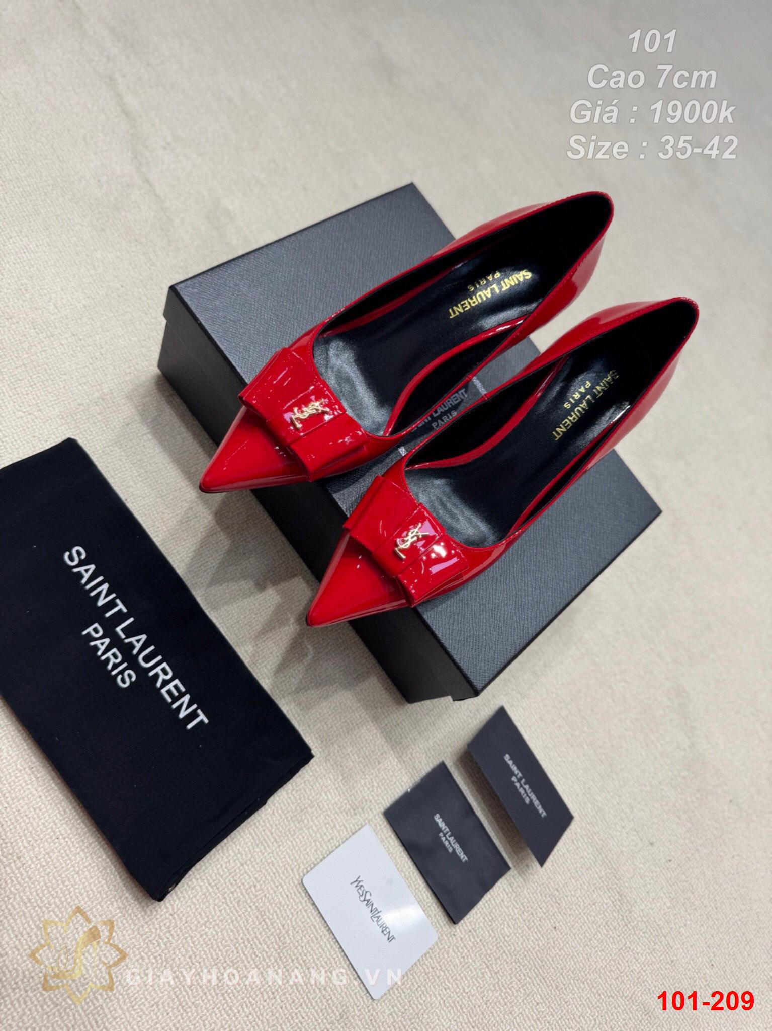 101-209 Saint Laurent giày cao 7cm siêu cấp