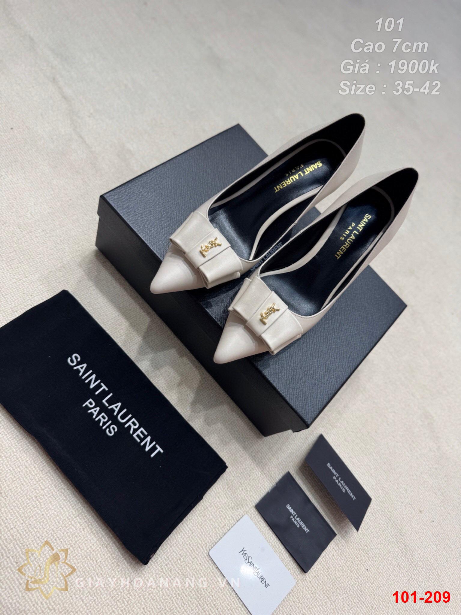 101-209 Saint Laurent giày cao 7cm siêu cấp