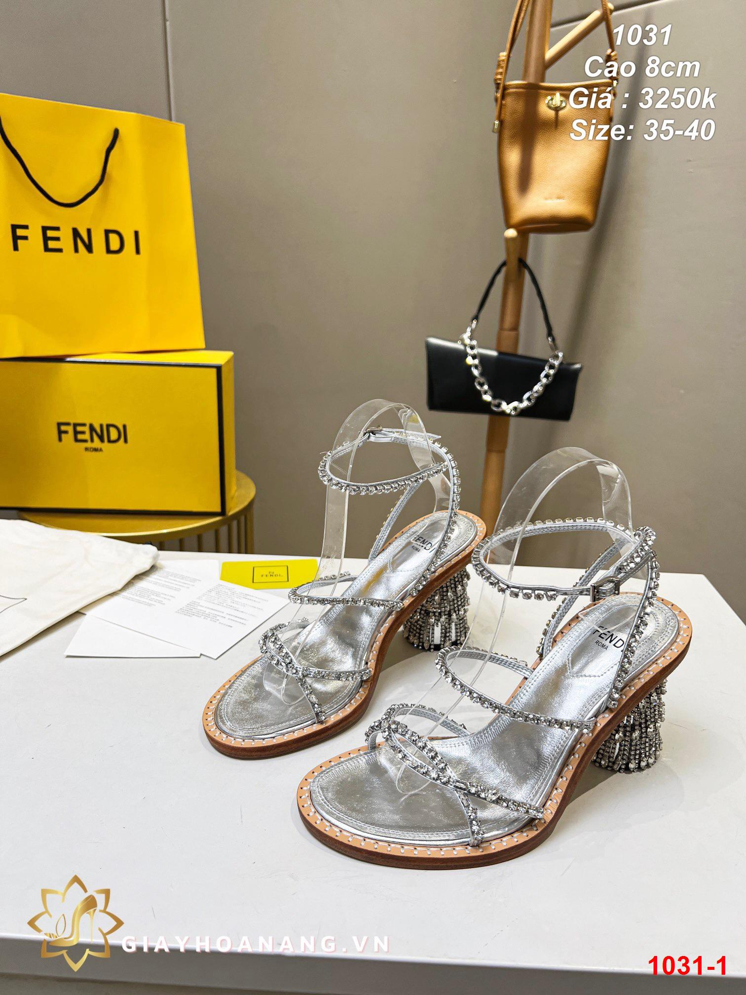 1031-1 Fendi sandal cao 8cm siêu cấp