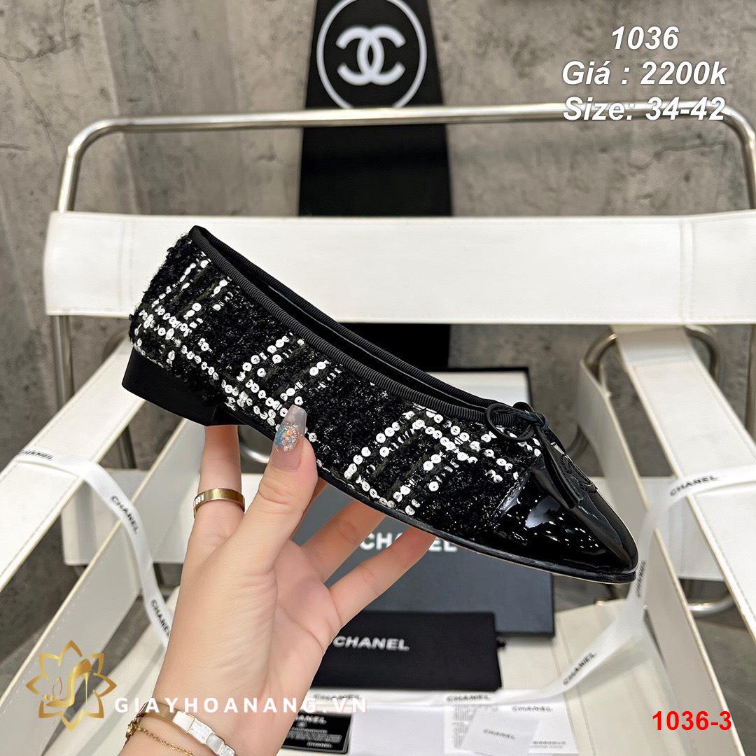 1036-3 Chanel giày bệt siêu cấp