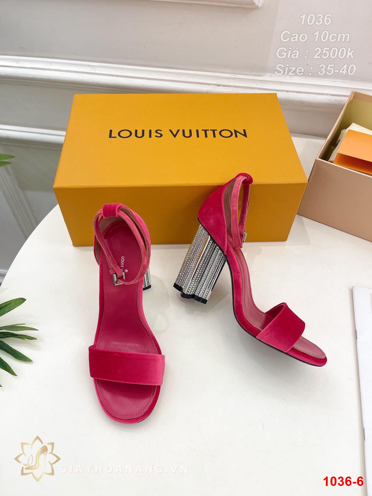 1036-6 Louis Vuitton sandal cao gót 10cm siêu cấp