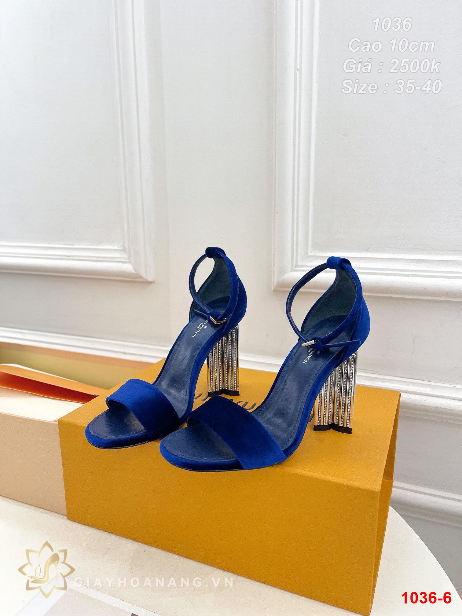 1036-6 Louis Vuitton sandal cao gót 10cm siêu cấp