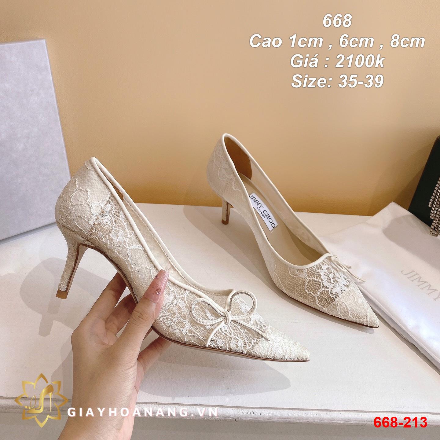 668-213 Jimmy Choo giày cao 1cm , 6cm , 8cm siêu cấp