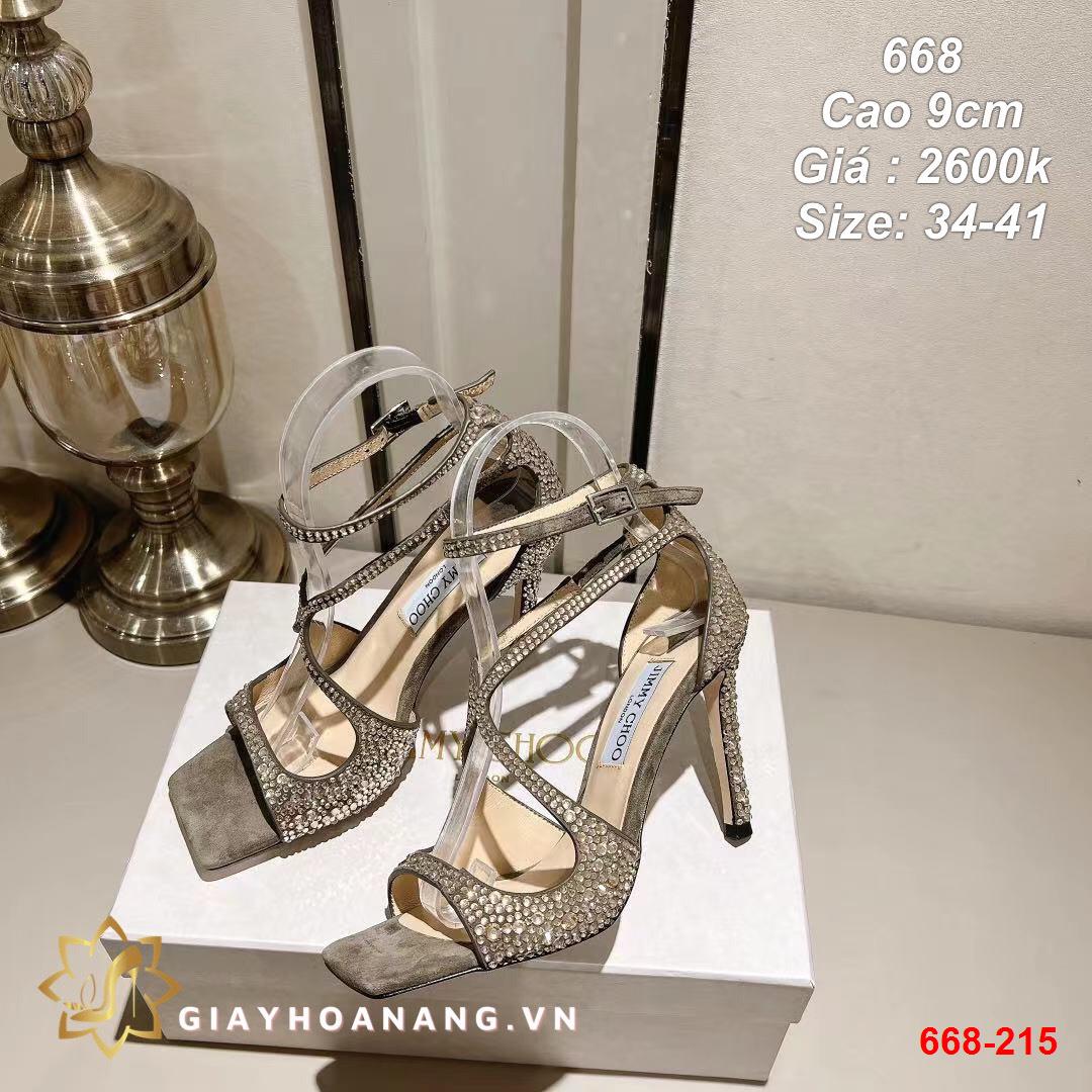 668-215 Jimmychoo sandal cao 9cm siêu cấp