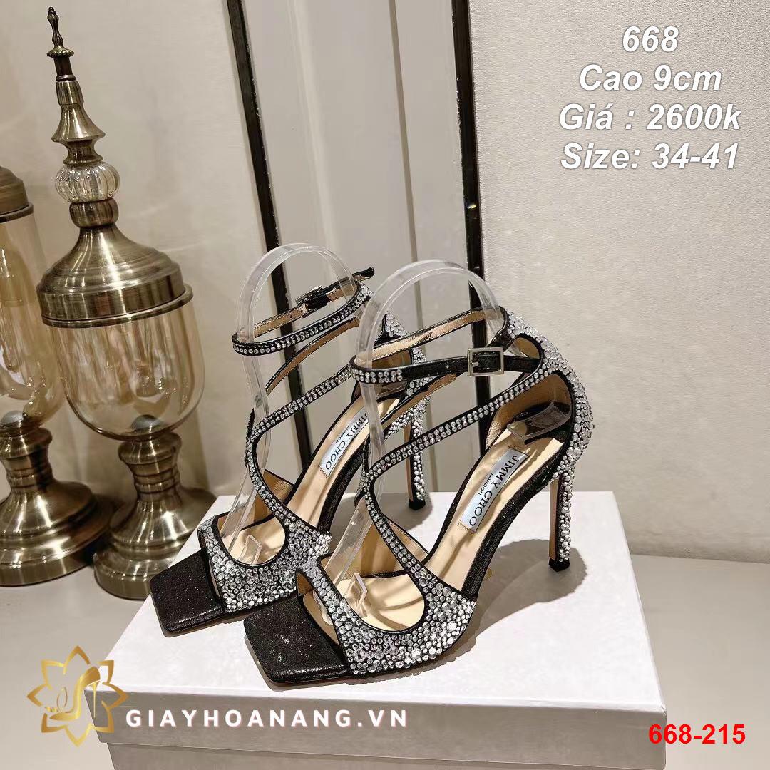 668-215 Jimmychoo sandal cao 9cm siêu cấp