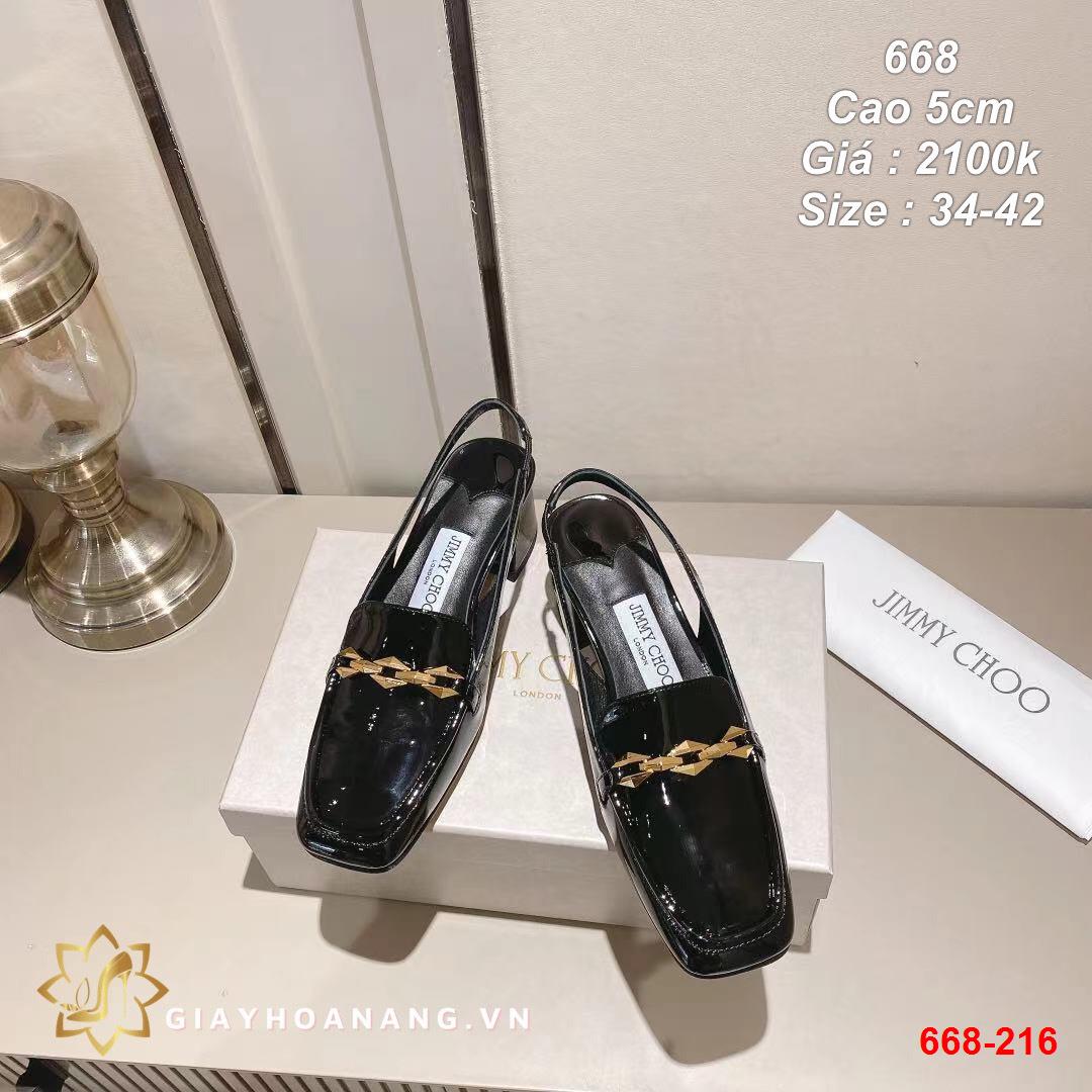 668-216 Jimmychoo sandal cao 5cm siêu cấp