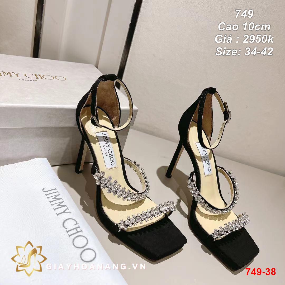 749-38 Jimmy Choo sandal cao 10cm siêu cấp