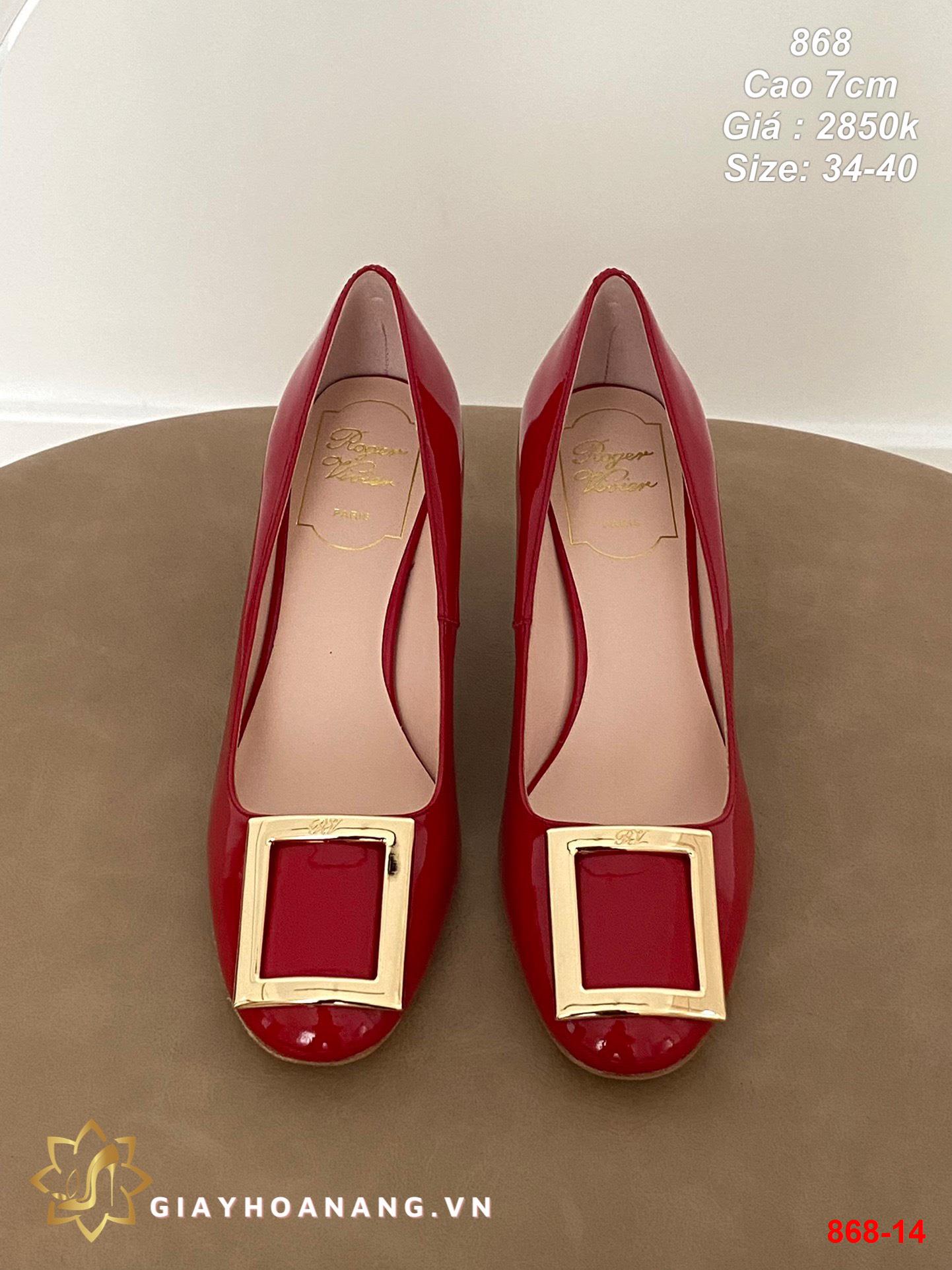 868-14 Roger Vivier giày cao 7cm siêu cấp