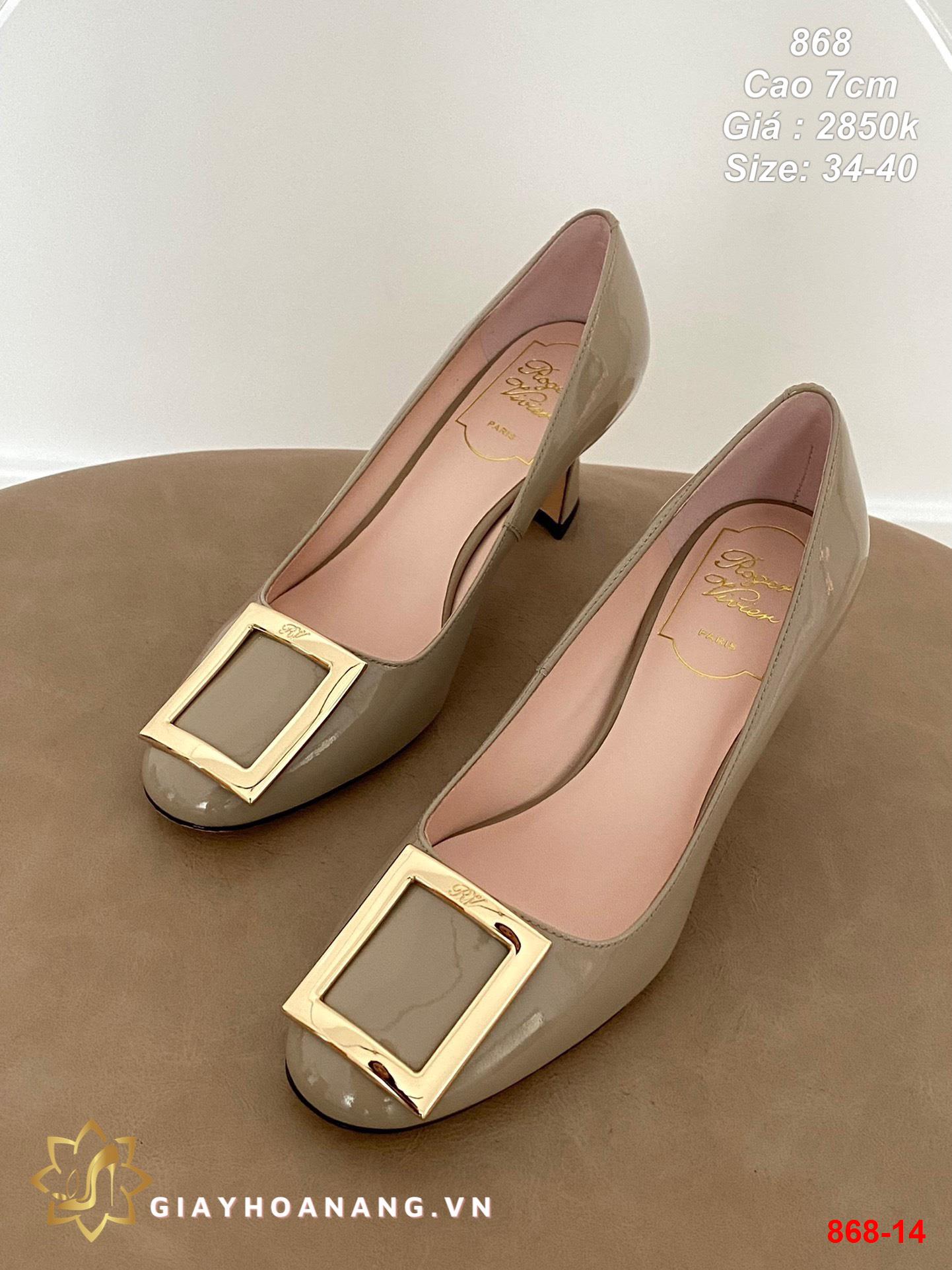 868-14 Roger Vivier giày cao 7cm siêu cấp