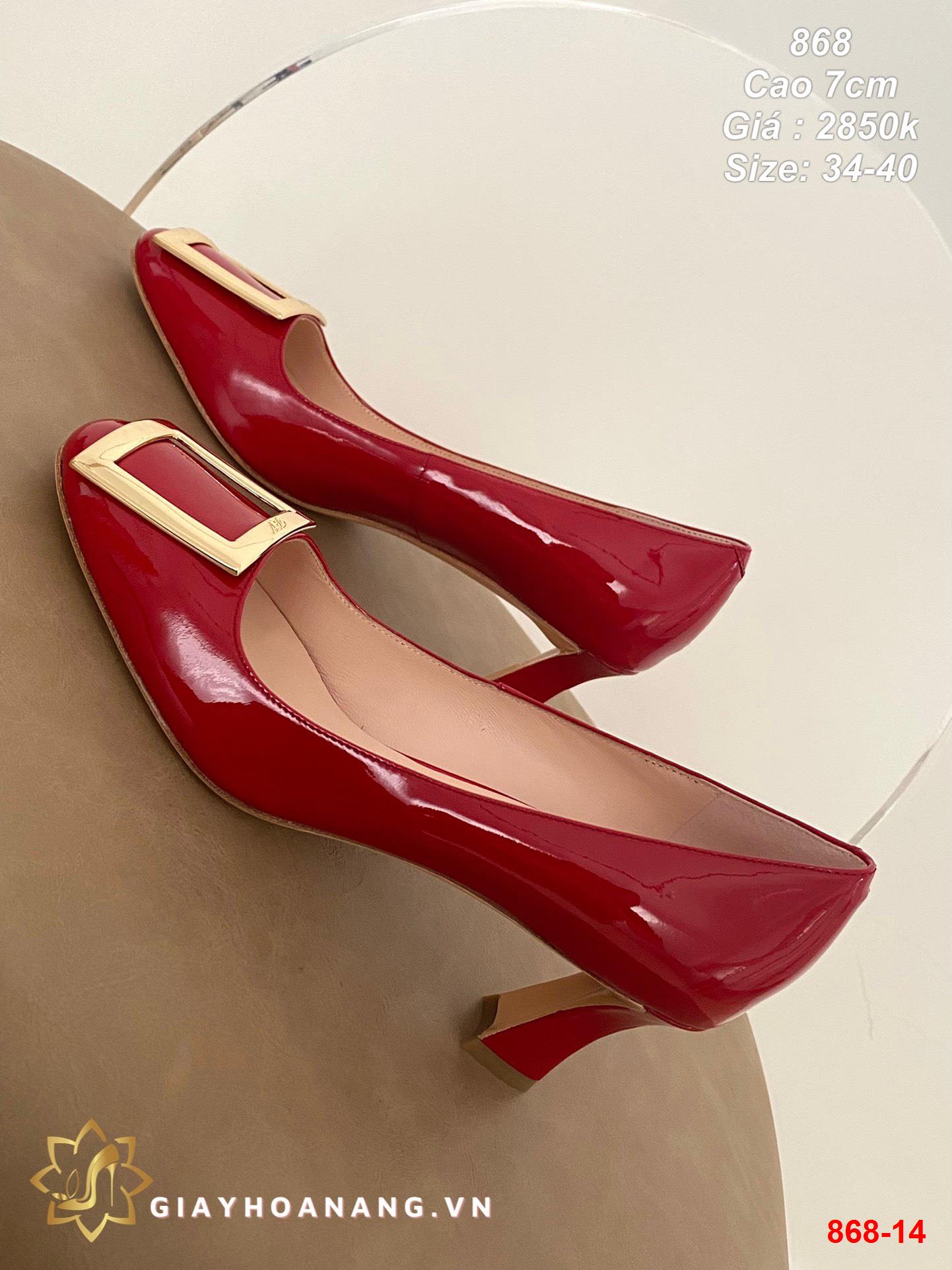 868-14 Roger Vivier giày cao 7cm siêu cấp