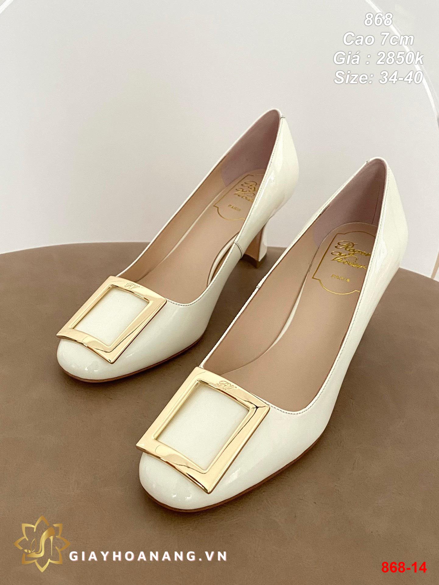 868-14 Roger Vivier giày cao 7cm siêu cấp