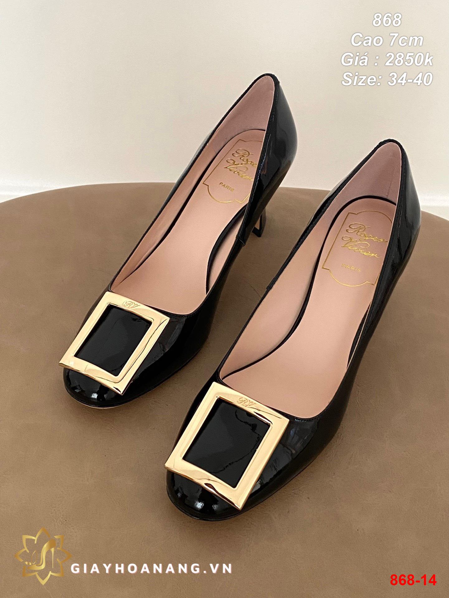 868-14 Roger Vivier giày cao 7cm siêu cấp