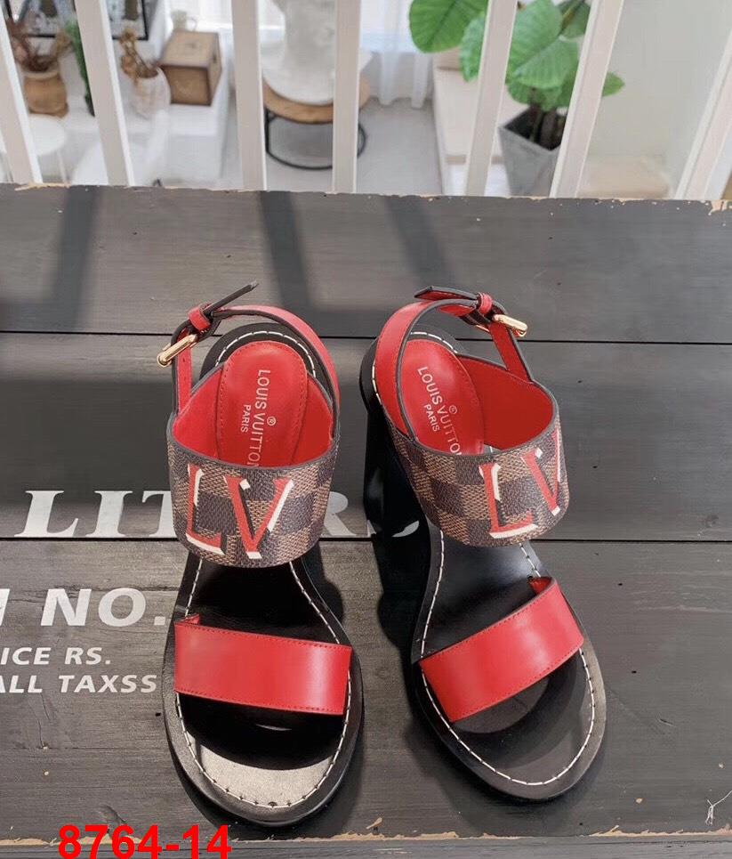 8764-14 Louis Vuitton sandal cao 10cm siêu cấp