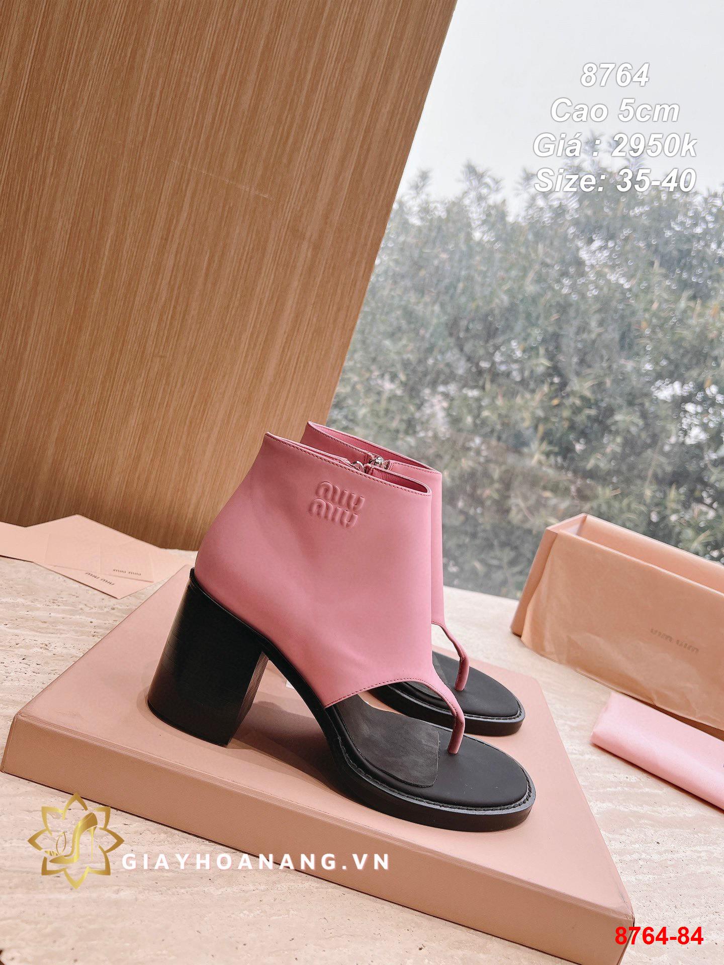 8764-84 Miu Miu sandal cao 5cm siêu cấp