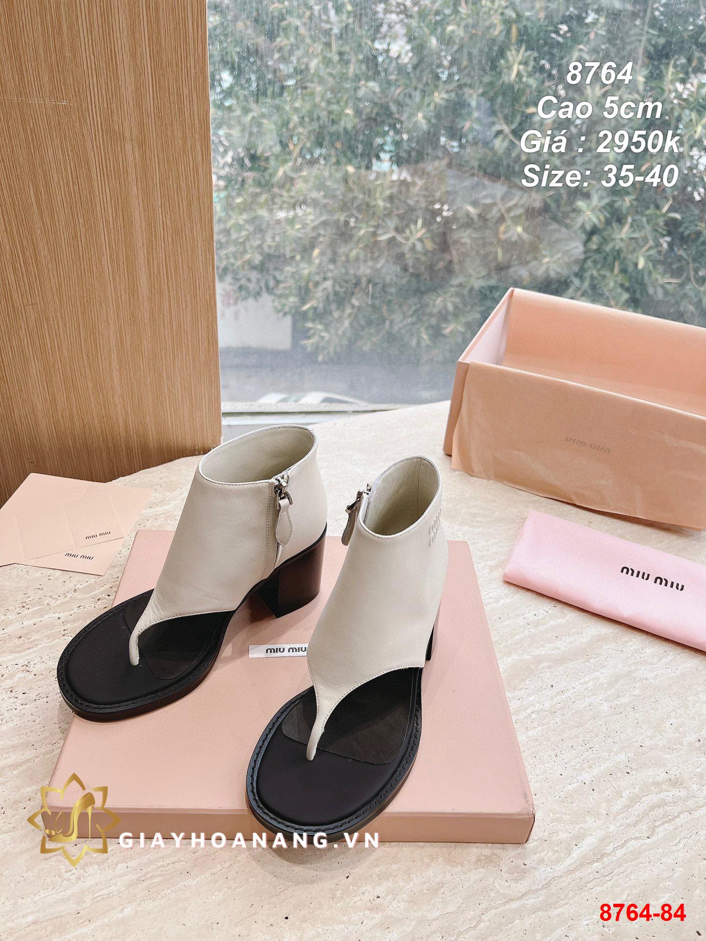 8764-84 Miu Miu sandal cao 5cm siêu cấp