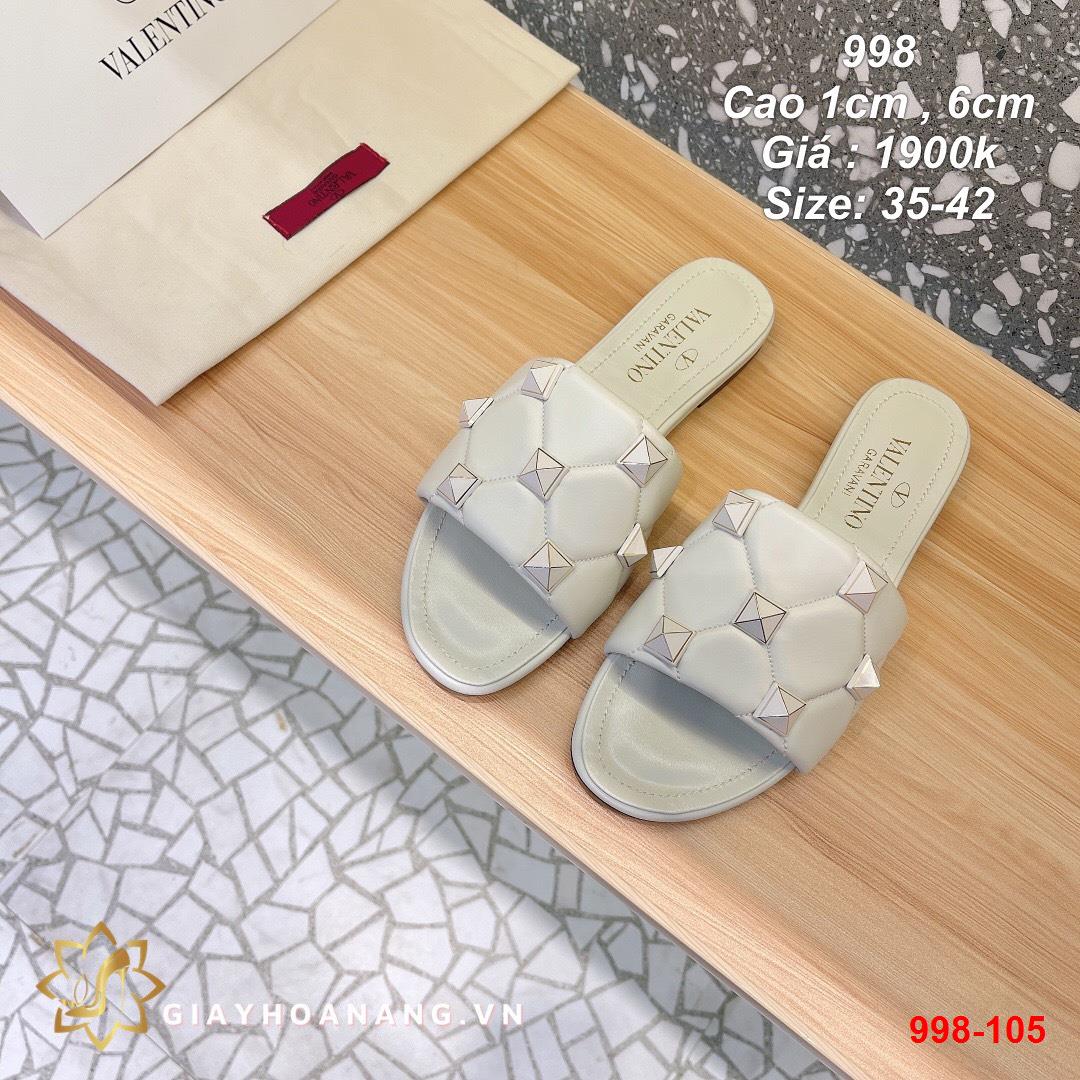 998-105 Valentino dép cao 1cm , 6cm siêu cấp