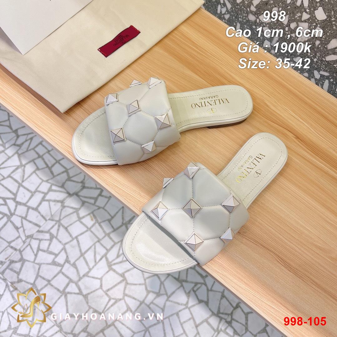 998-105 Valentino dép cao 1cm , 6cm siêu cấp