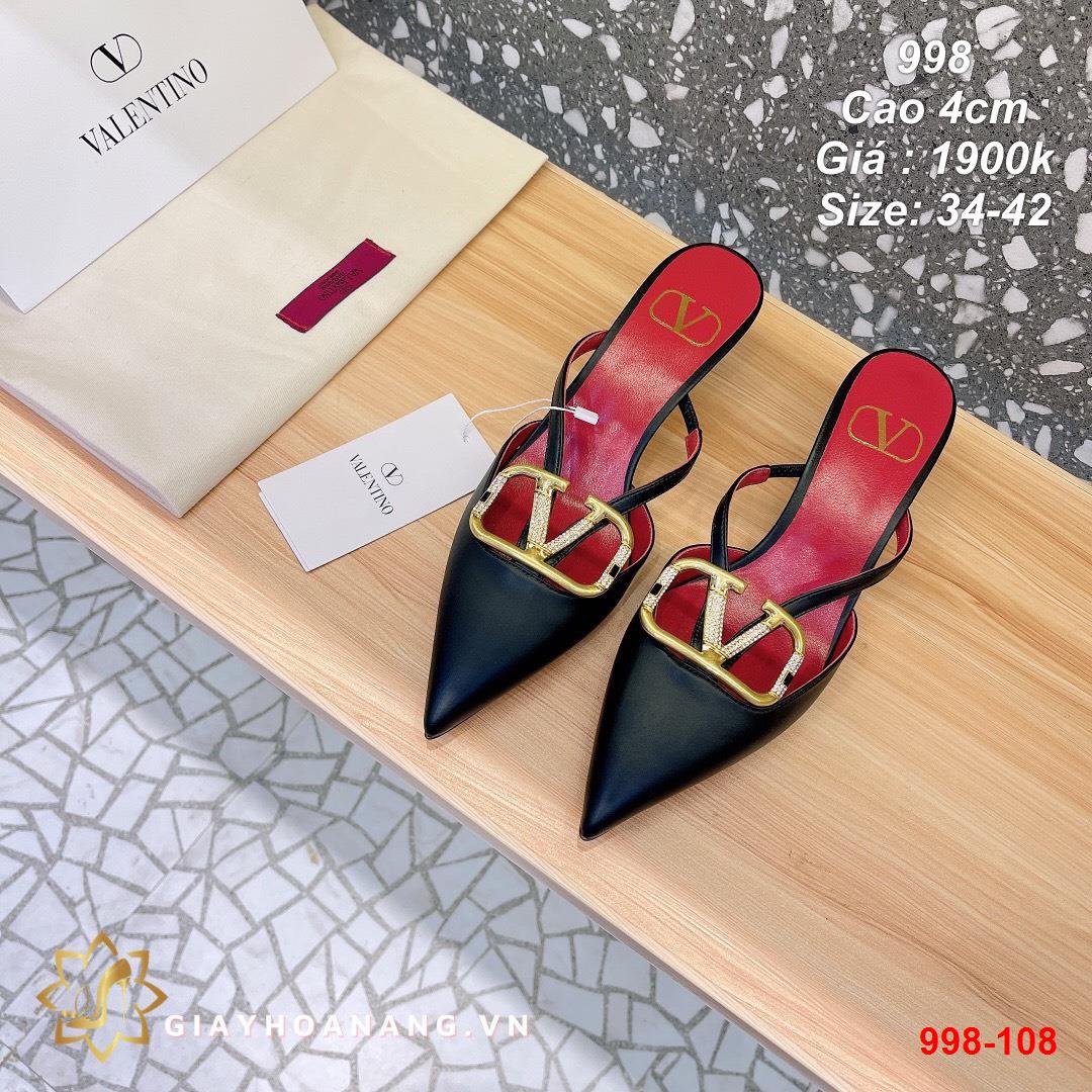 998-108 Valentino sandal cao 4cm siêu cấp