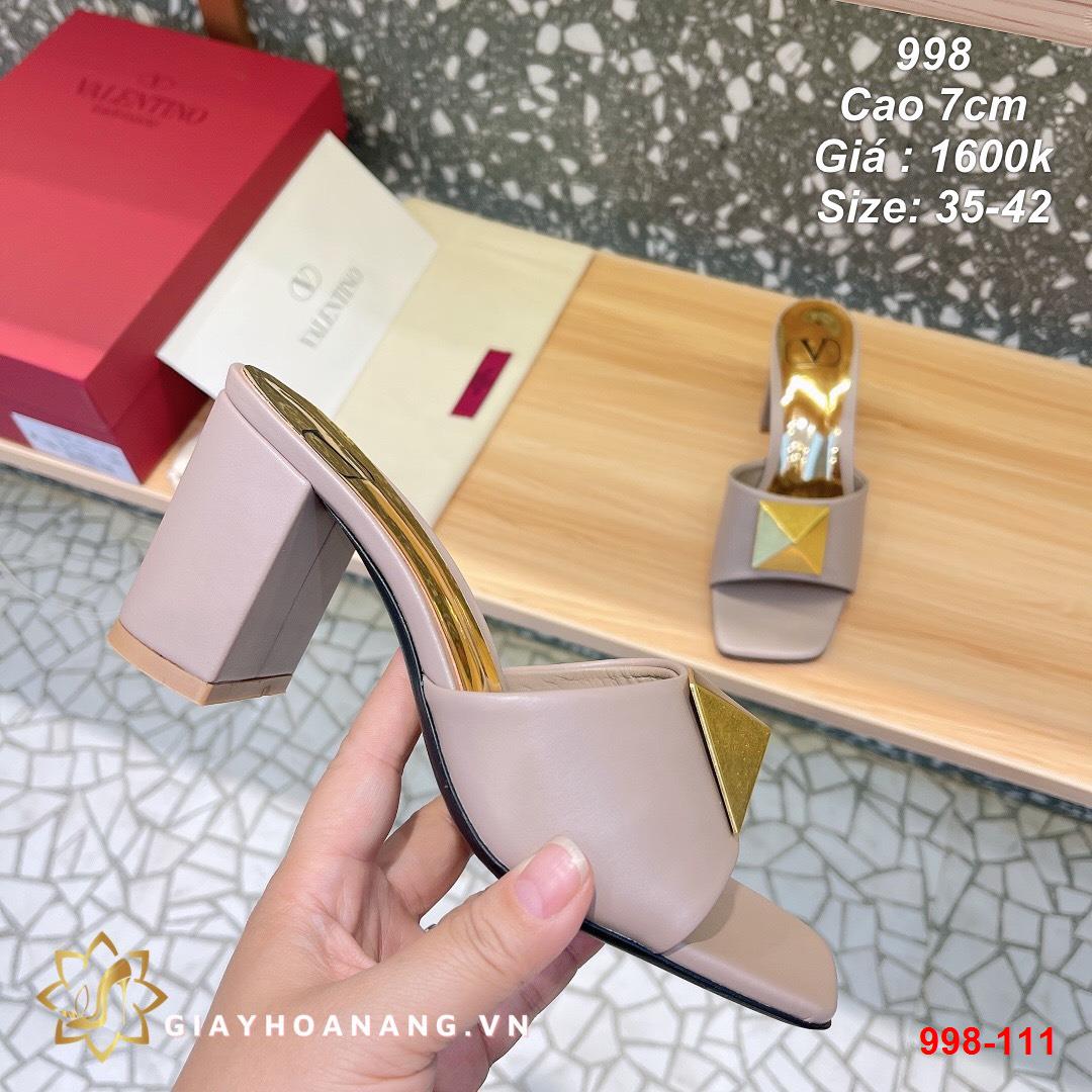 998-111 Valentino dép cao 7cm siêu cấp