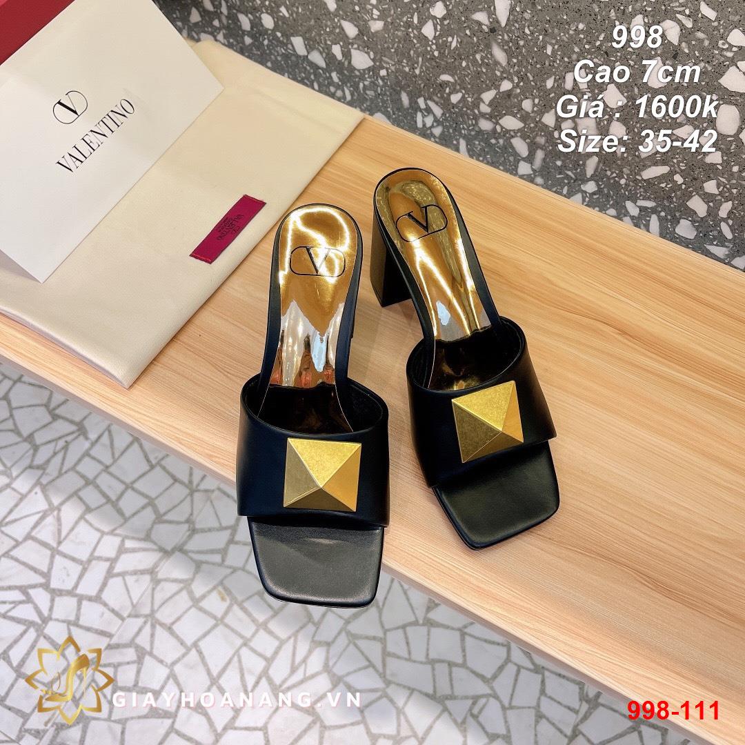 998-111 Valentino dép cao 7cm siêu cấp