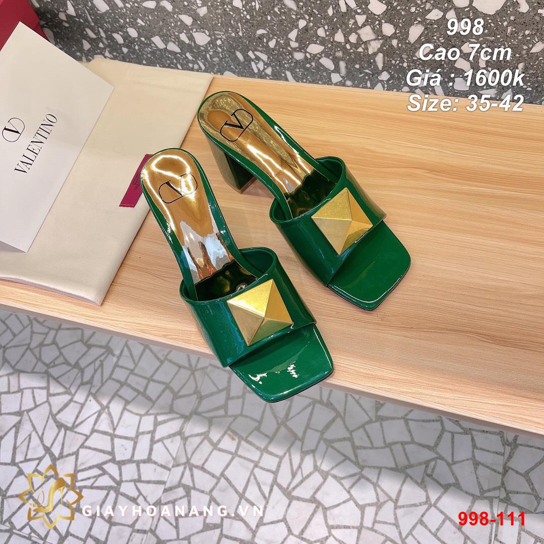 998-111 Valentino dép cao 7cm siêu cấp