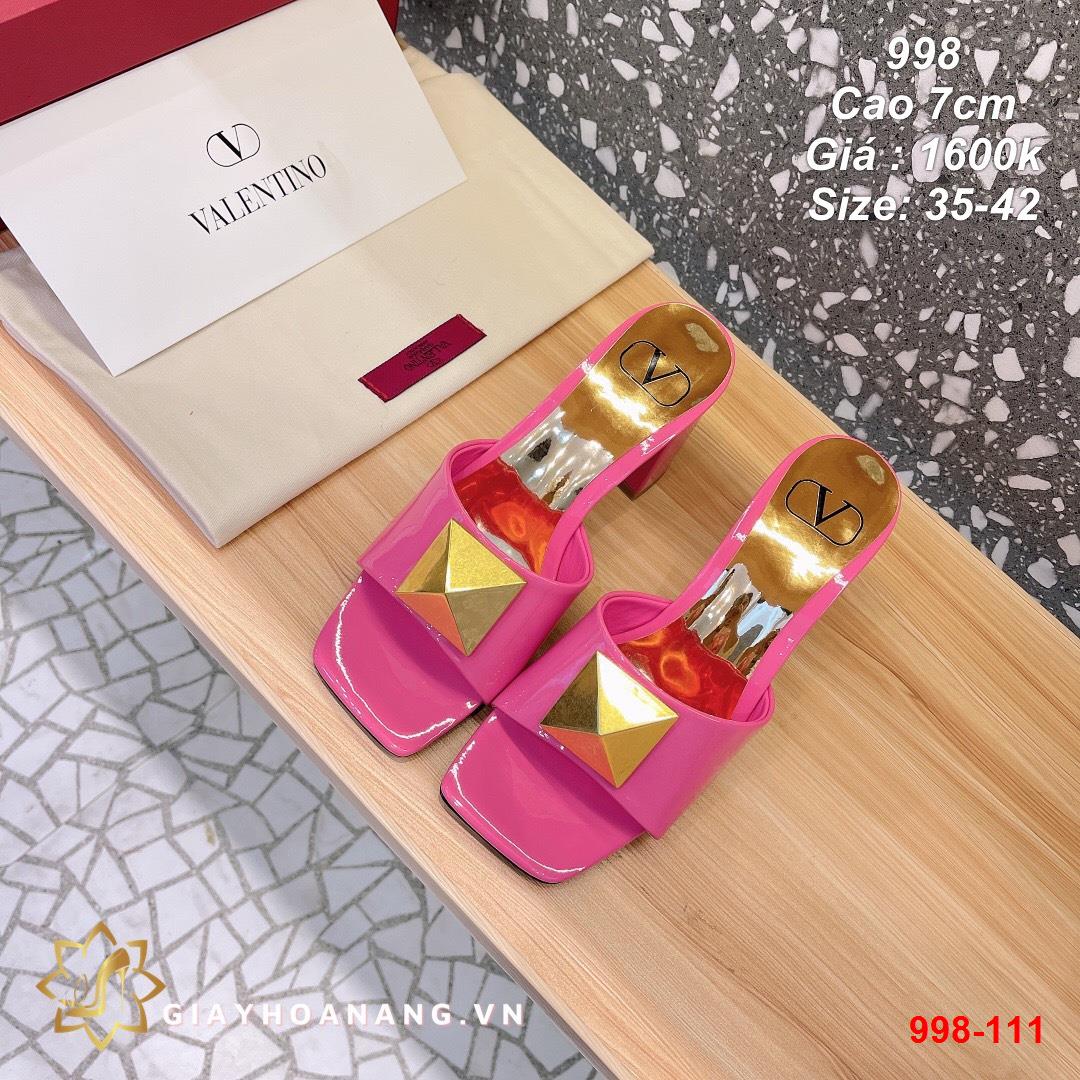 998-111 Valentino dép cao 7cm siêu cấp