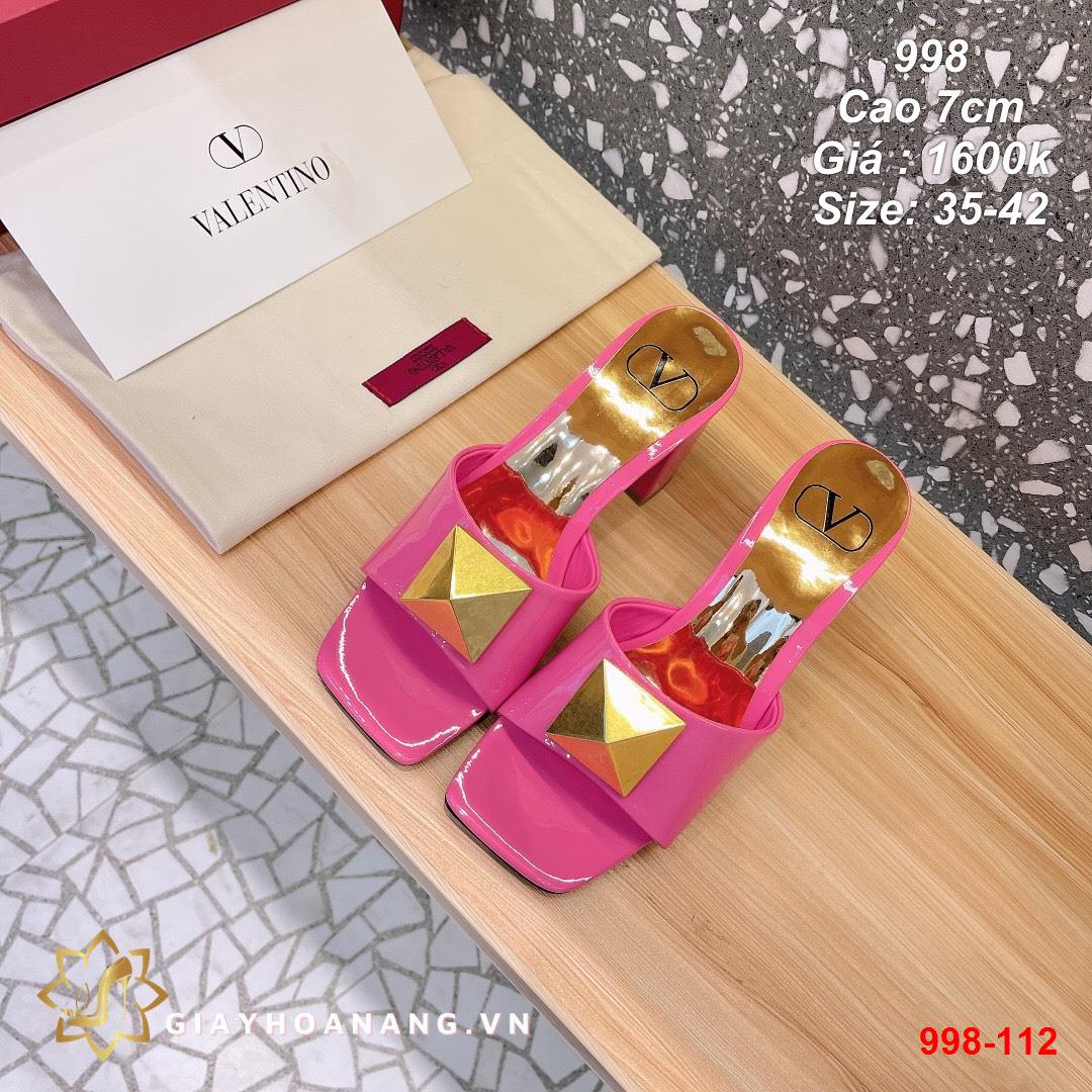 998-112 Valentino dép cao 7cm siêu cấp