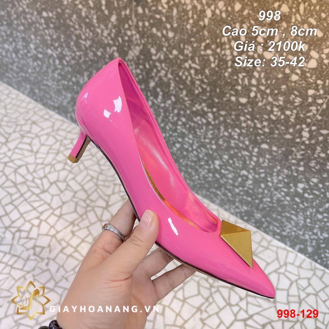998-129 Valentino giày cao 5cm , 8cm siêu cấp