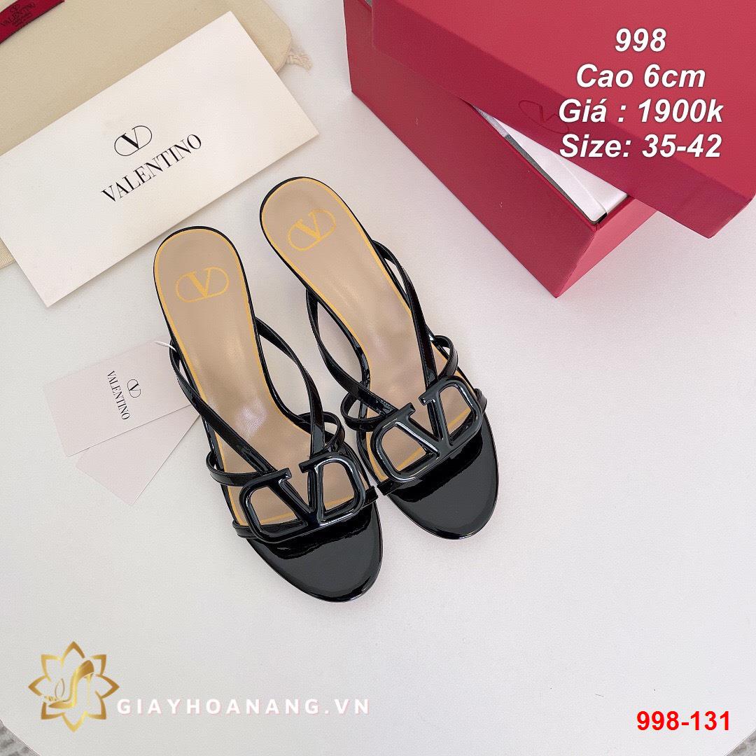 998-131 Valentino sandal cao 6cm siêu cấp