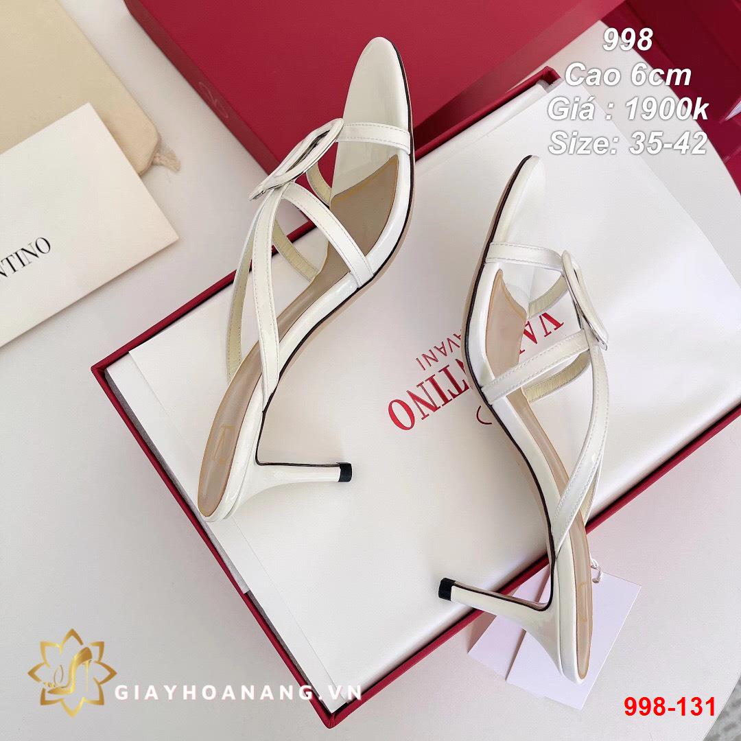 998-131 Valentino sandal cao 6cm siêu cấp