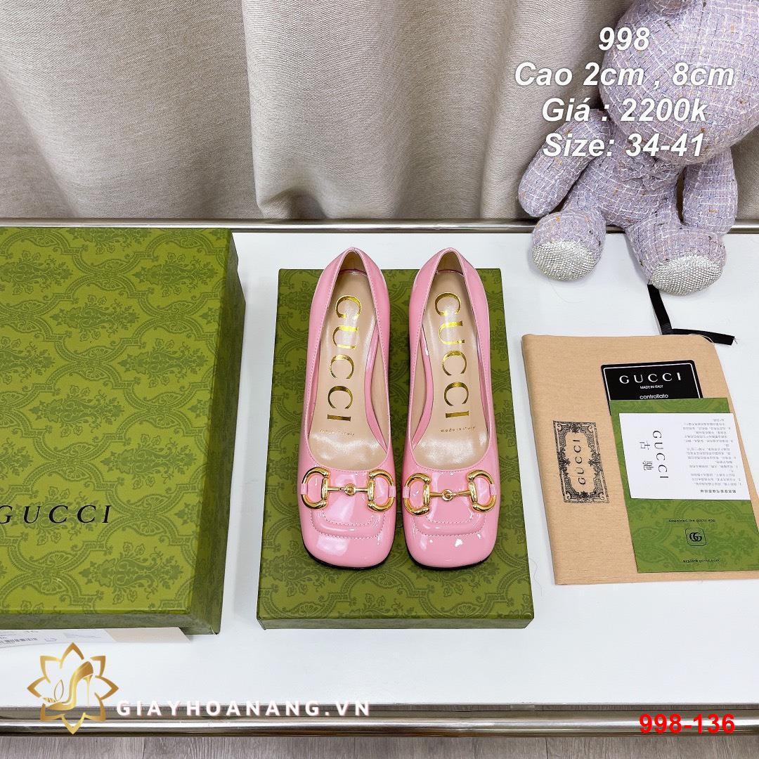 998-136 Gucci giày cao 2cm , 8cm siêu cấp