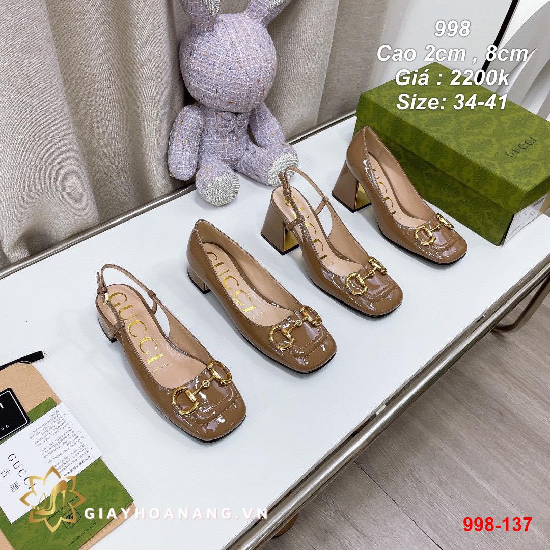 998-137 Gucci giày cao 2cm , 8cm siêu cấp