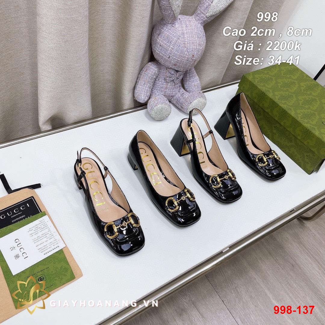 998-137 Gucci giày cao 2cm , 8cm siêu cấp