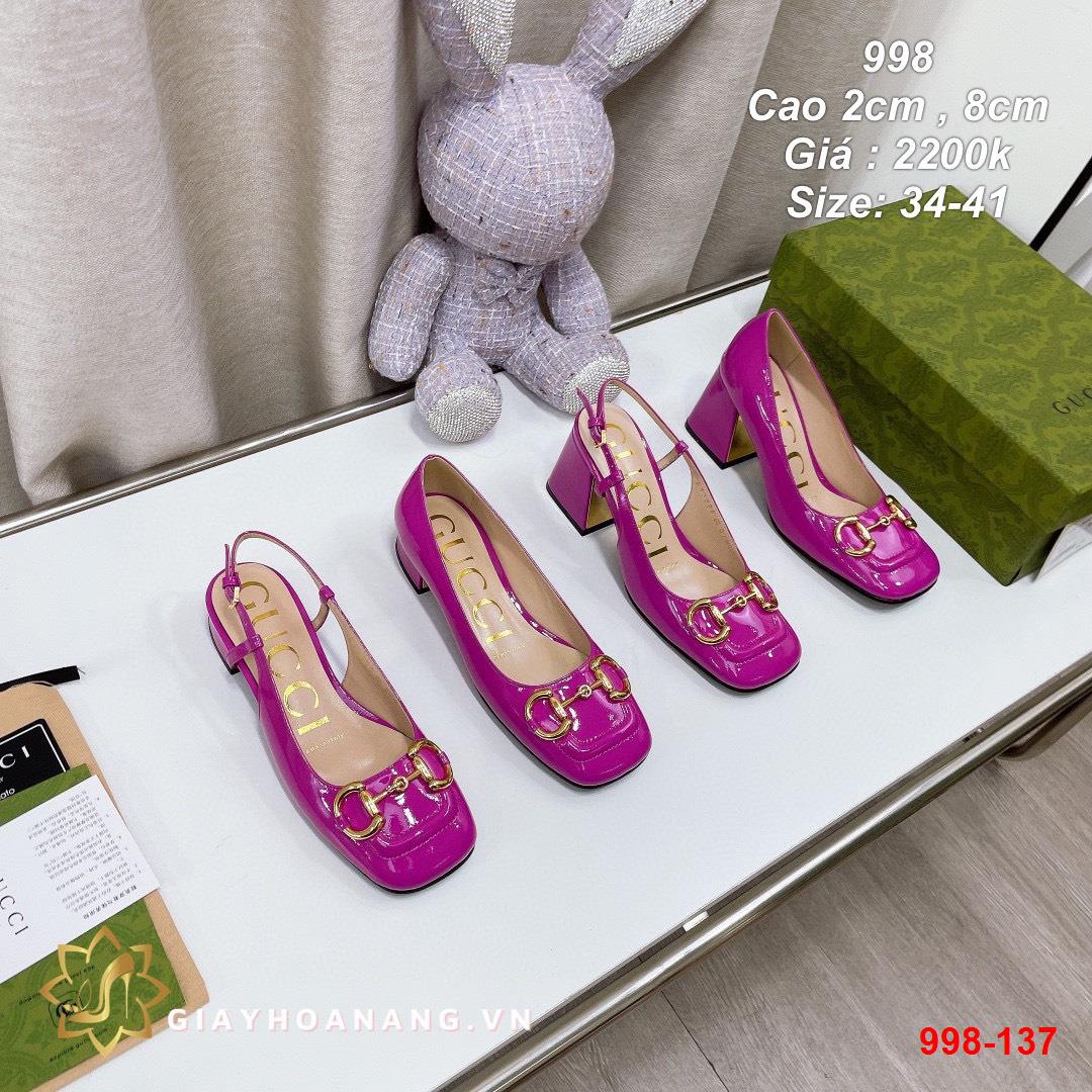 998-137 Gucci giày cao 2cm , 8cm siêu cấp