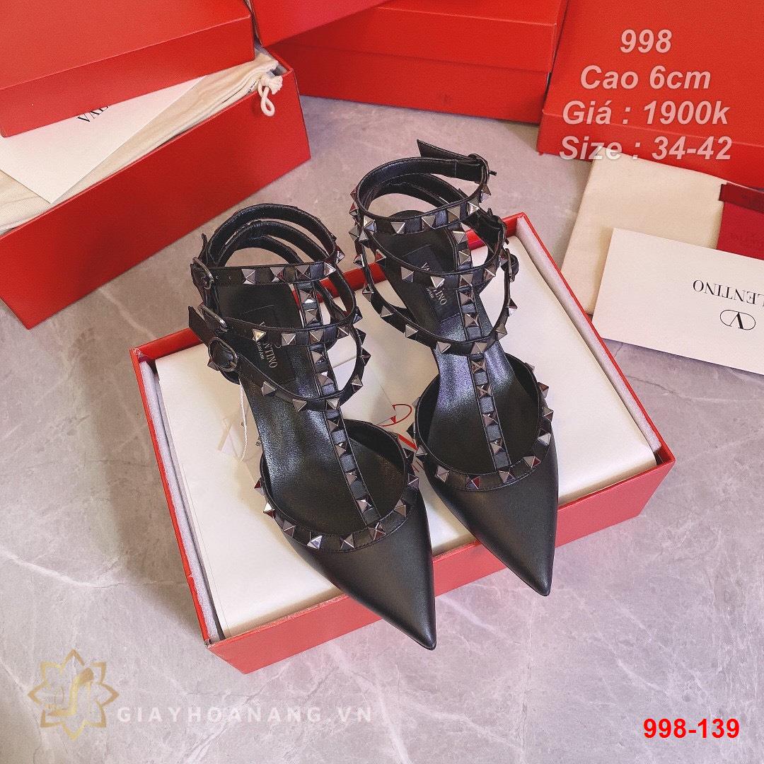 998-139 Valentino sandal cao gót 6cm siêu cấp