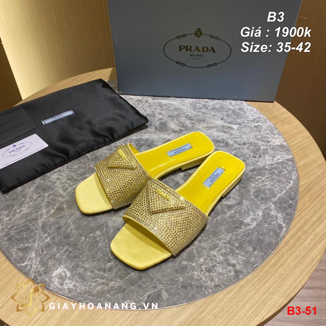 B3-51 Prada dép siêu cấp