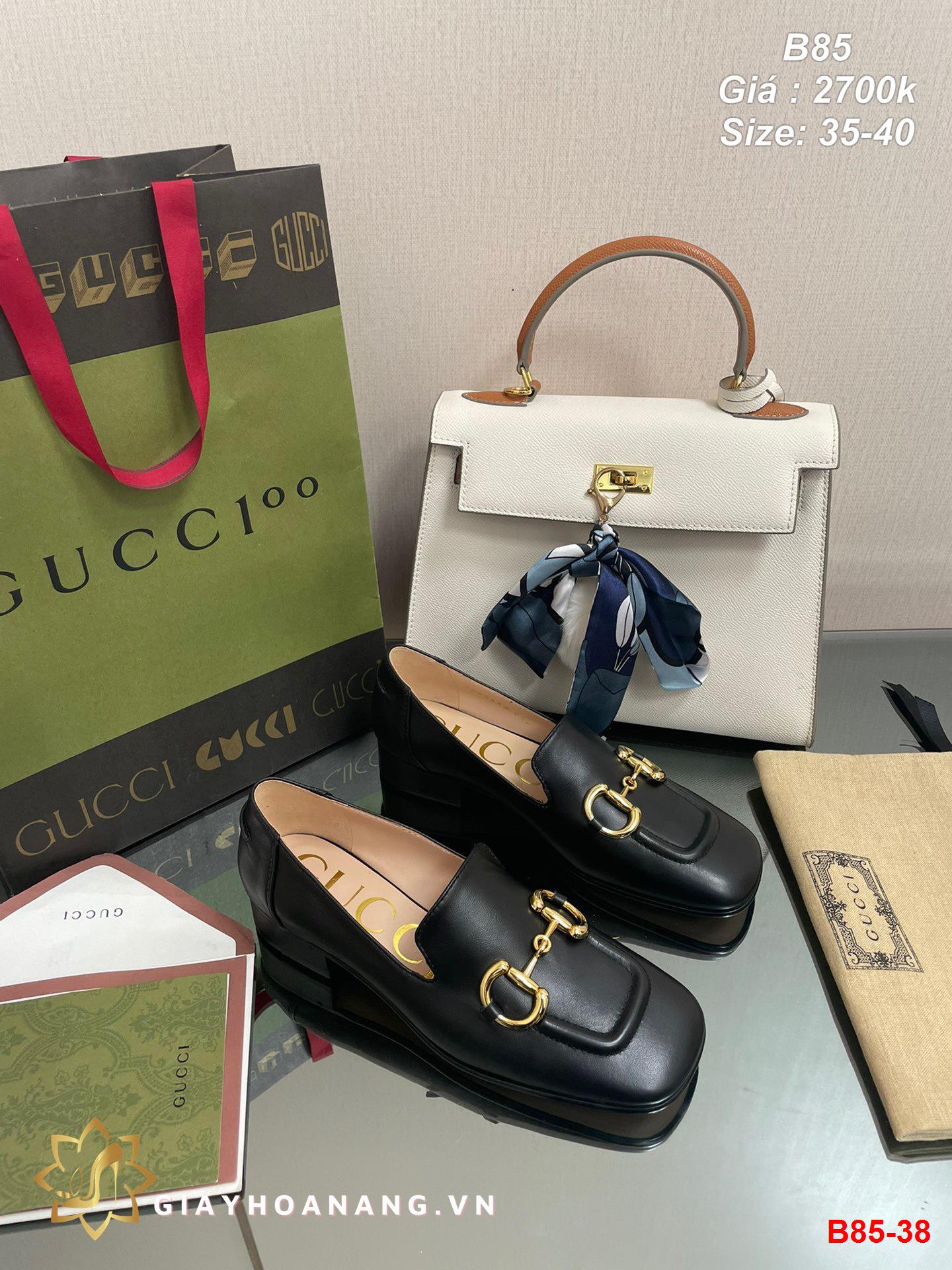 B85-38 Gucci giày lười siêu cấp