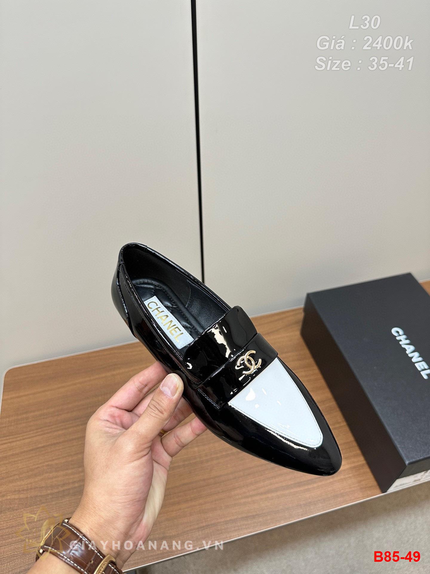 B85-49 Chanel giày bệt siêu cấp