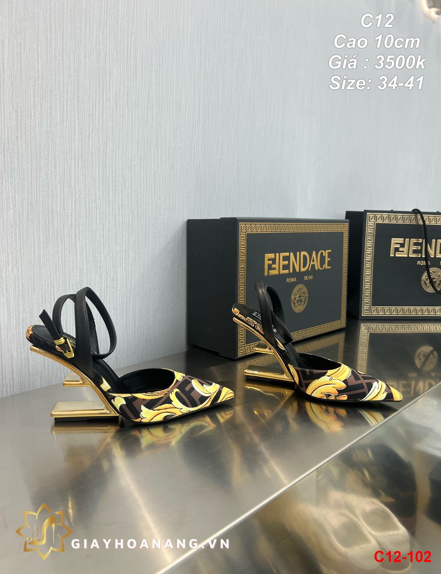 C12-102 Versace sandal cao 10cm siêu cấp