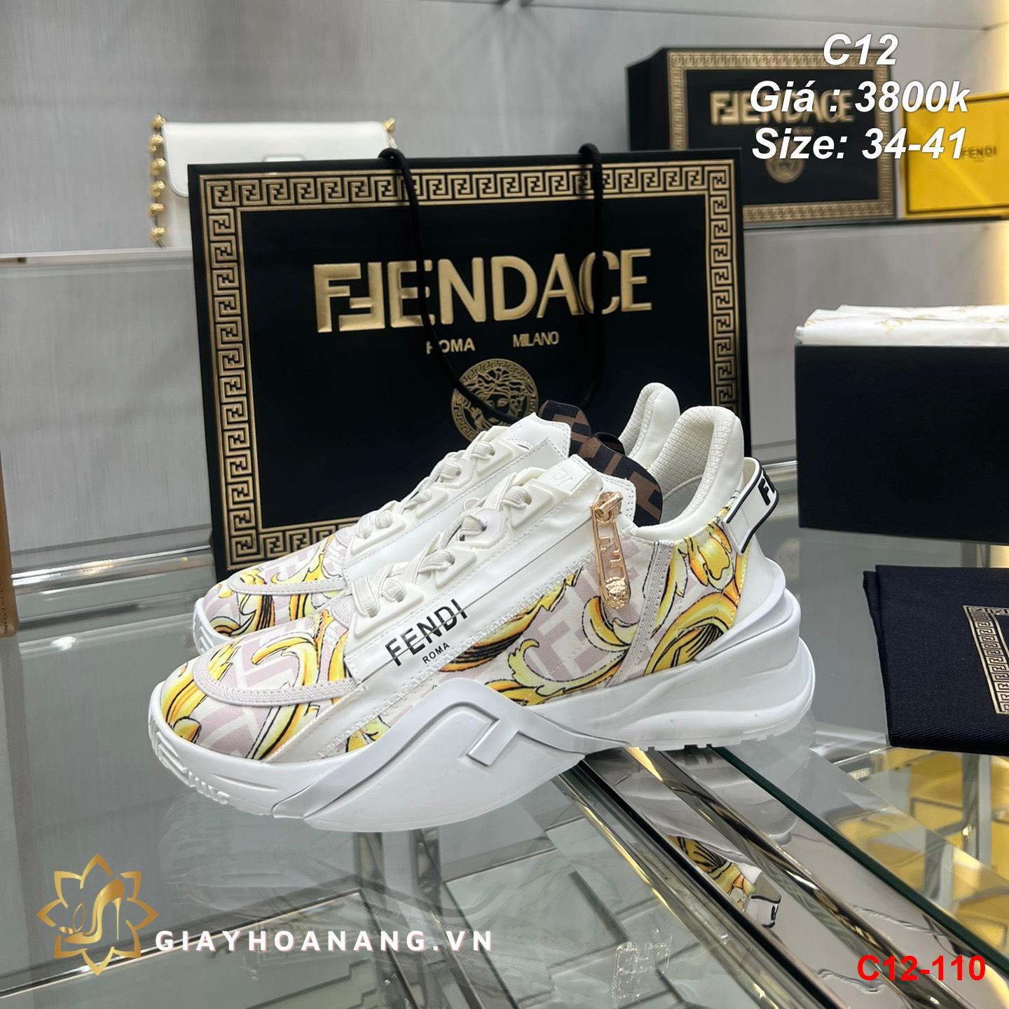 C12-110 Fendi giày thể thao siêu cấp