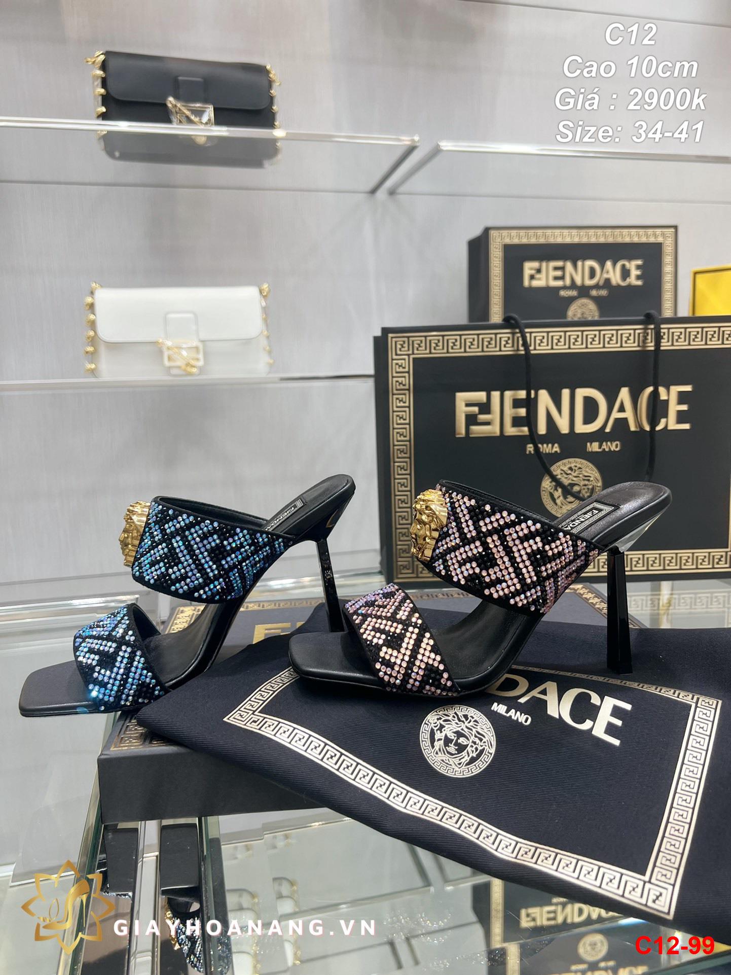 C12-99 Versace dép cao 10cm siêu cấp